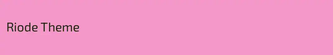 Riode Theme